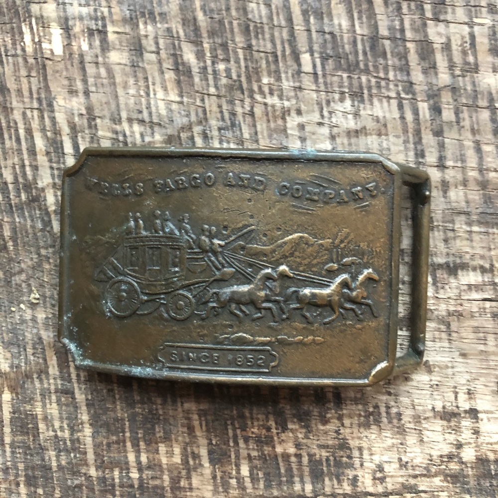 Vintage Wells Fargo and Company Belt Buckle
